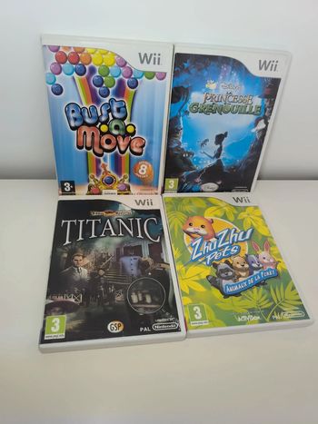 Wii - lot de 4 jeux