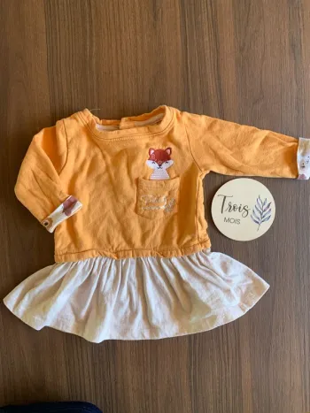 Robe 3 mois Petit Bisou fille