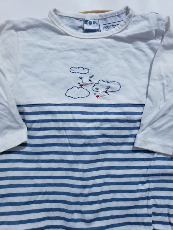 Pyjama été coton bébé garçon 6 mois Linvosges - photo numéro 2
