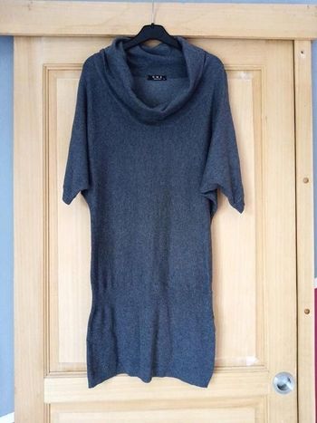 robe pull grise femme taille unique = 38/40