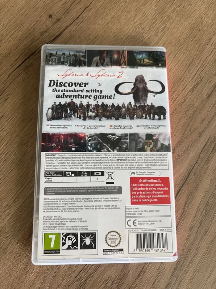 Jeu switch Syberia 1&2 📸 - photo numéro 3