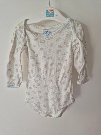 Body manches longues Petit Bateau 6 mois - 67 cm