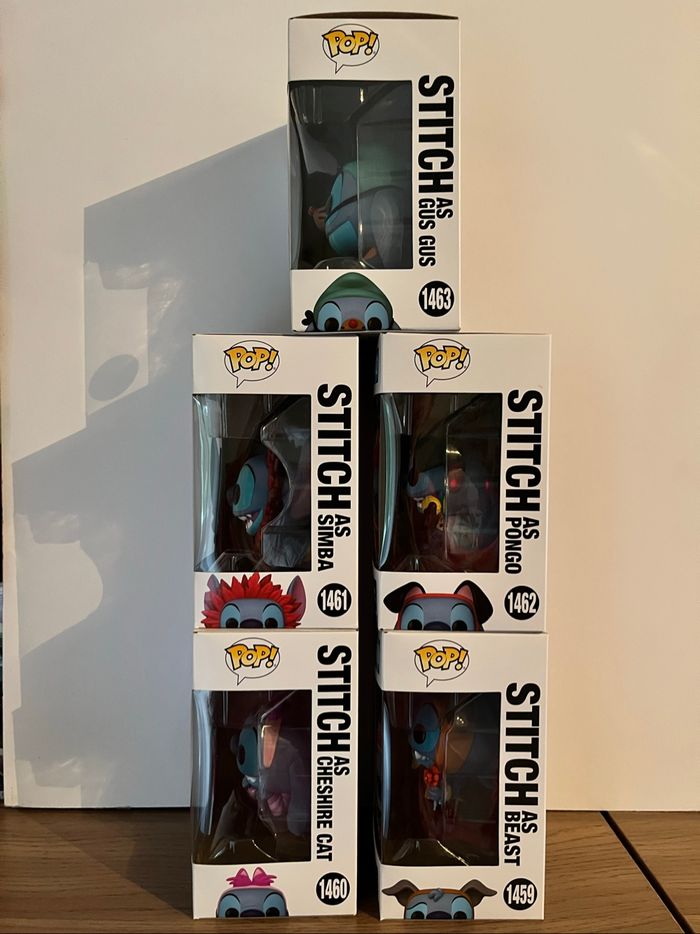 Lot 5 figurines Funko Pop Stitch costume - photo numéro 2