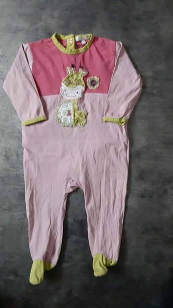 Pyjama grenouillère léger fille 100% coton