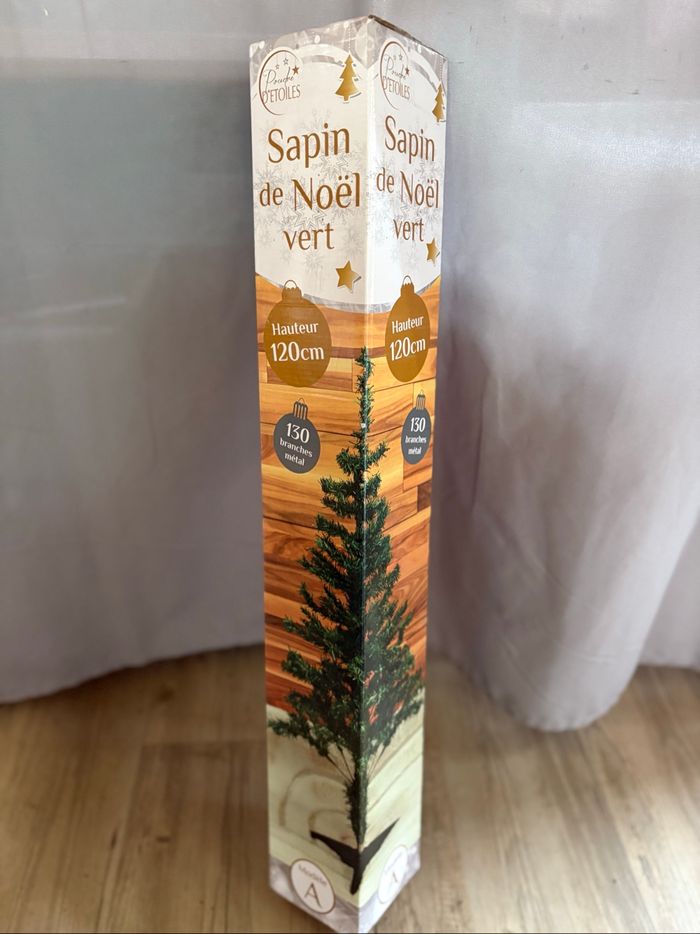 Sapin de Noël artificiel 120 cm vert neuf