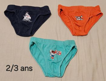 Lot 3 culottes garçons 2/3 ans