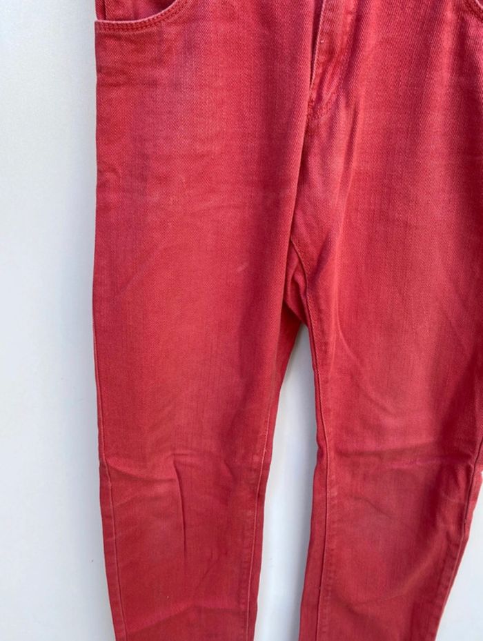 Pantalon rouge slim - photo numéro 3