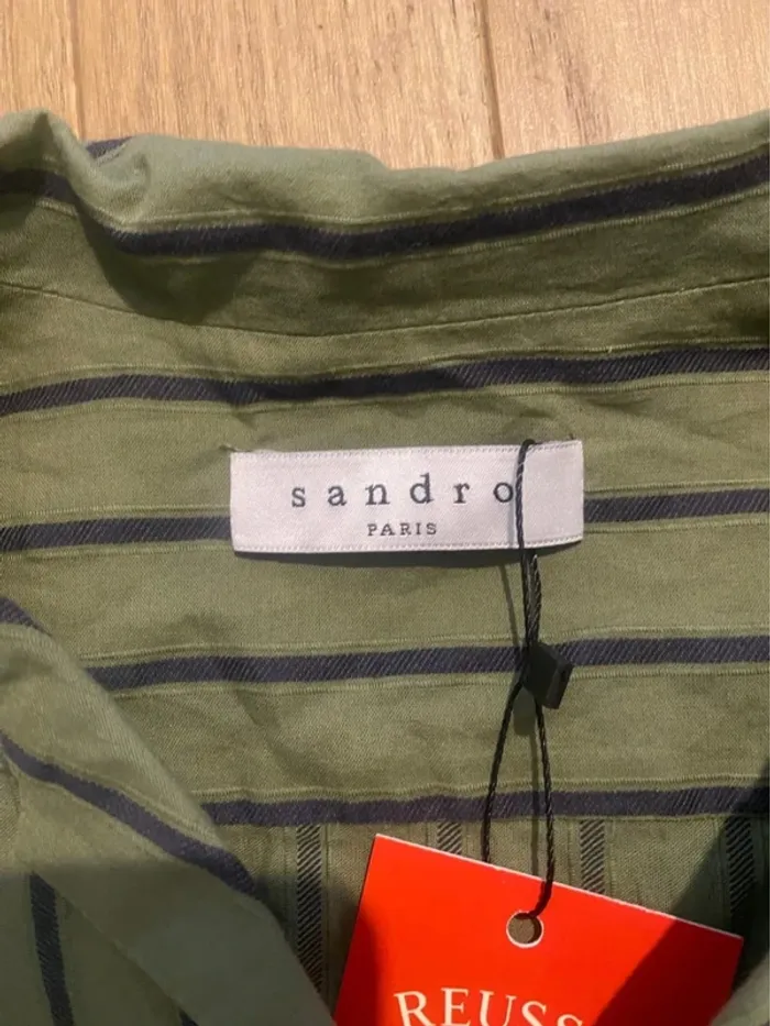 Combinaison short kaki Sandro taille 1 - photo numéro 3