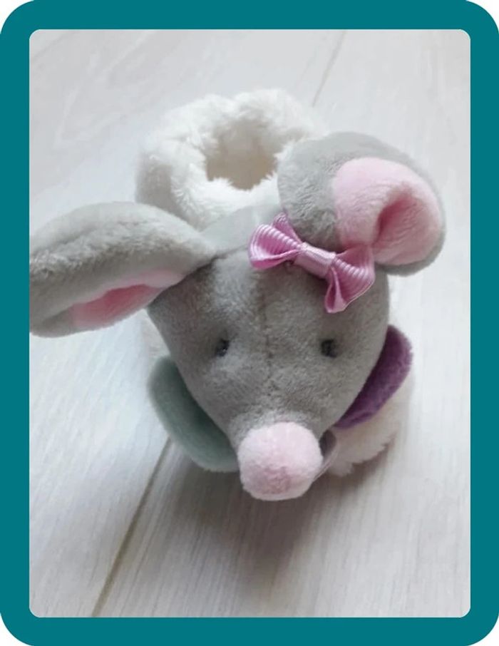 Chausson 6-12 mois doudou et compagnie - photo numéro 2