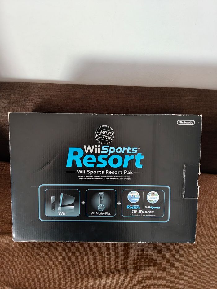 wii noir en boite pack sports resort - photo numéro 9