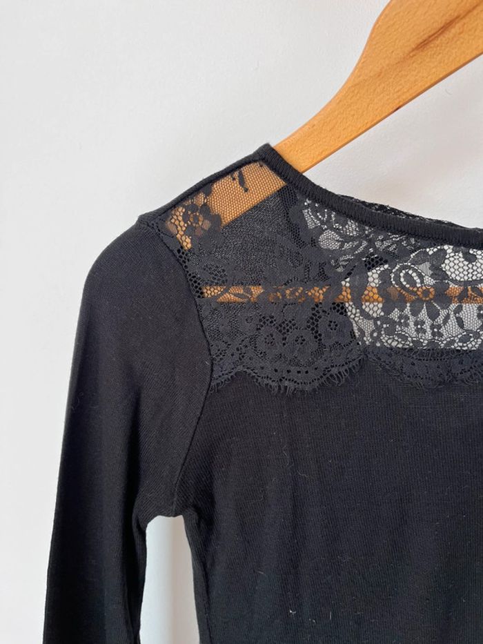 Pull noir léger - photo numéro 2