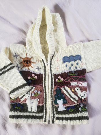 Gilet avec fermeture 6 mois