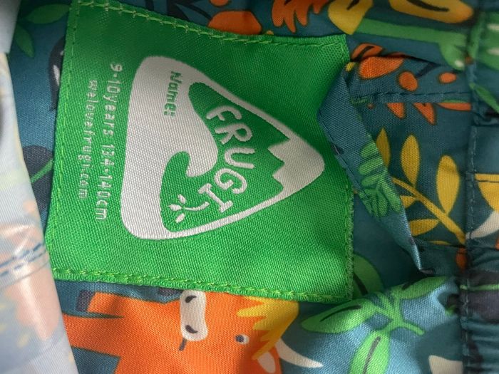 Kid’s Rain Rain Or Shine Trousers Pantalon de pluie imperméable de la marque Frugi taille 9/10 ans Porté 1/2 fois - photo numéro 2