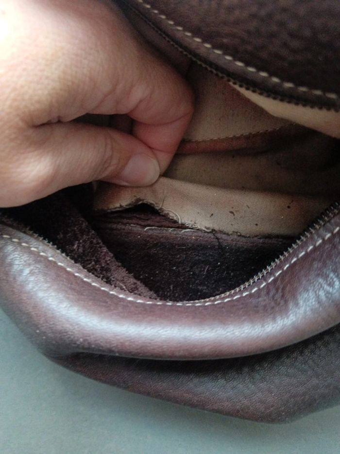 Sac en cuir fait main esprit des Pyrénées - photo numéro 7