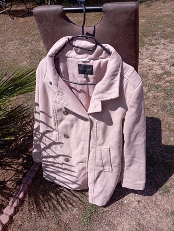 Manteau vieux rose taille 44