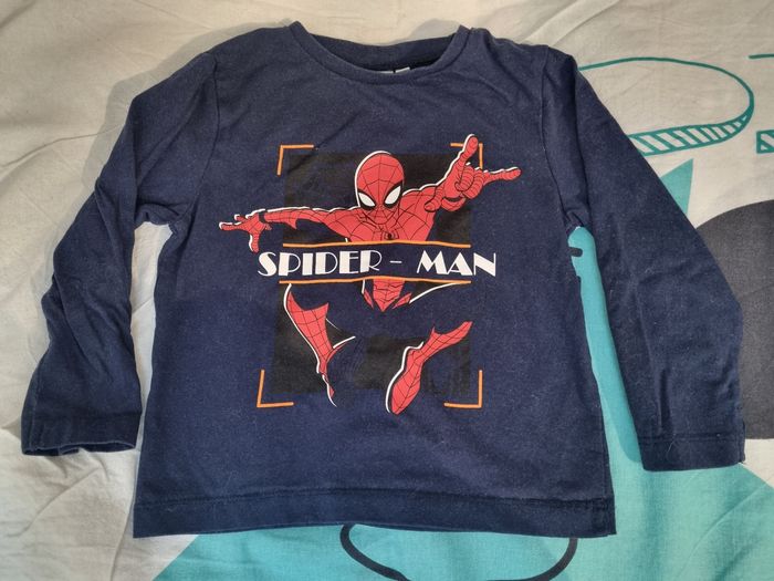 Tshirt manches longues Spider Man 3ans