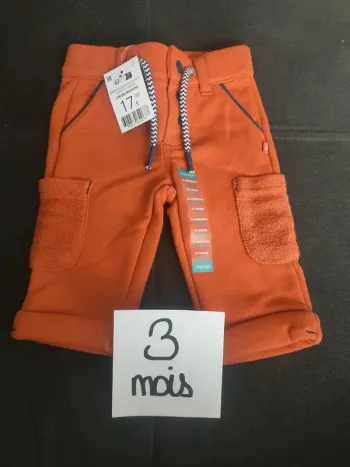 Pantalon garçon 3 mois Obaïbi neuf