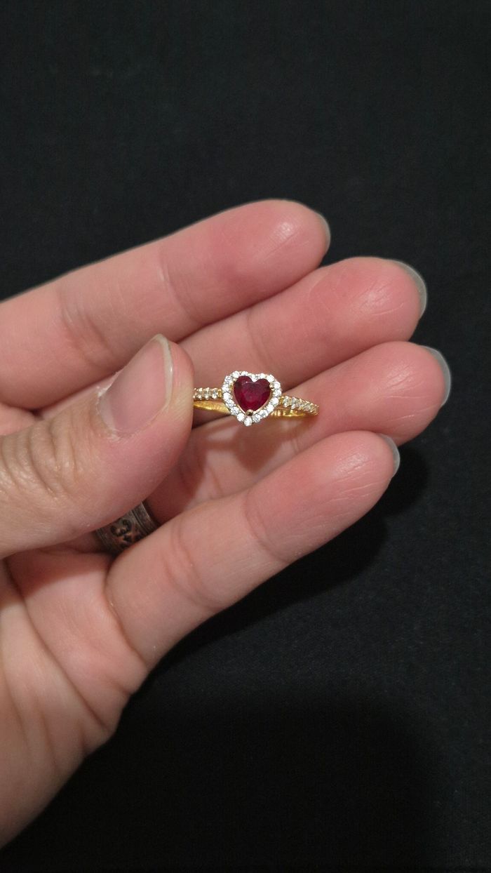 Bague coeur rouge Pandora - photo numéro 4