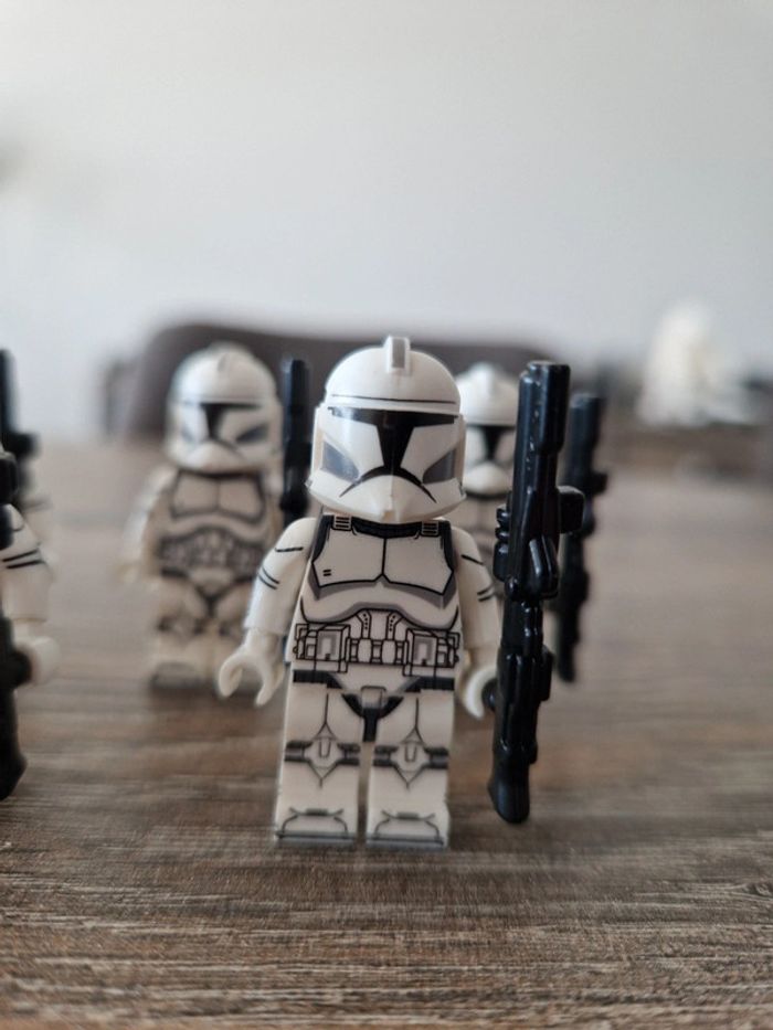 Figurines type lego 10 clones de première génération star wars - photo numéro 2