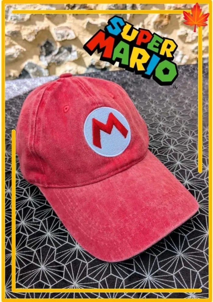 🎮 Casquette rouge Mario – Pour les vrais joueurs de l’ère 8-bit ! 🎮