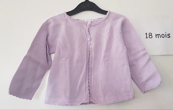 Gilet grain de blé 18 mois