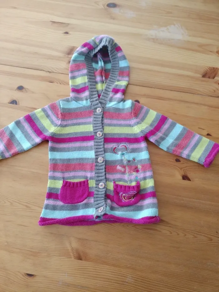 Gilet rayé