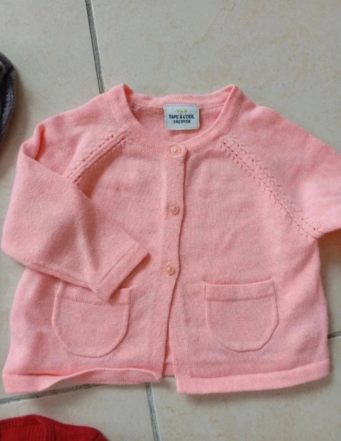 Lot de 3 hauts taille 3 mois - photo numéro 3