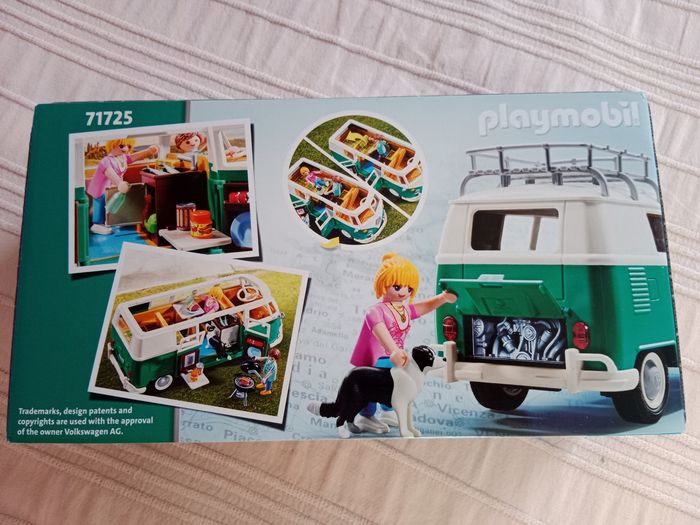 Playmobil 71725 Combi vert Volkswagen T1 camping car - photo numéro 3