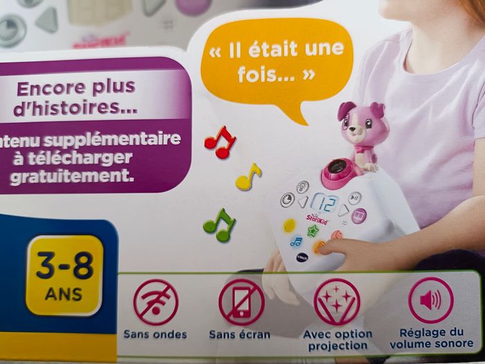 Storikid de VTech - Mon conteur d'histoires interactif - Rose - photo numéro 4