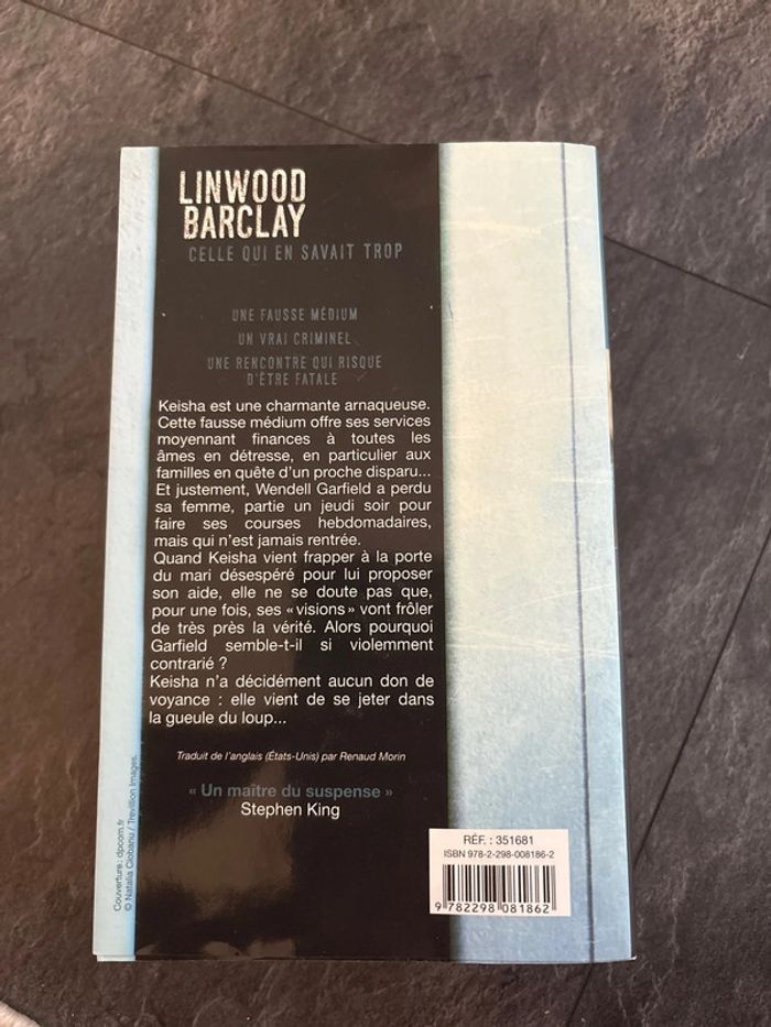 Livre : Celle qui en savait trop - photo numéro 2