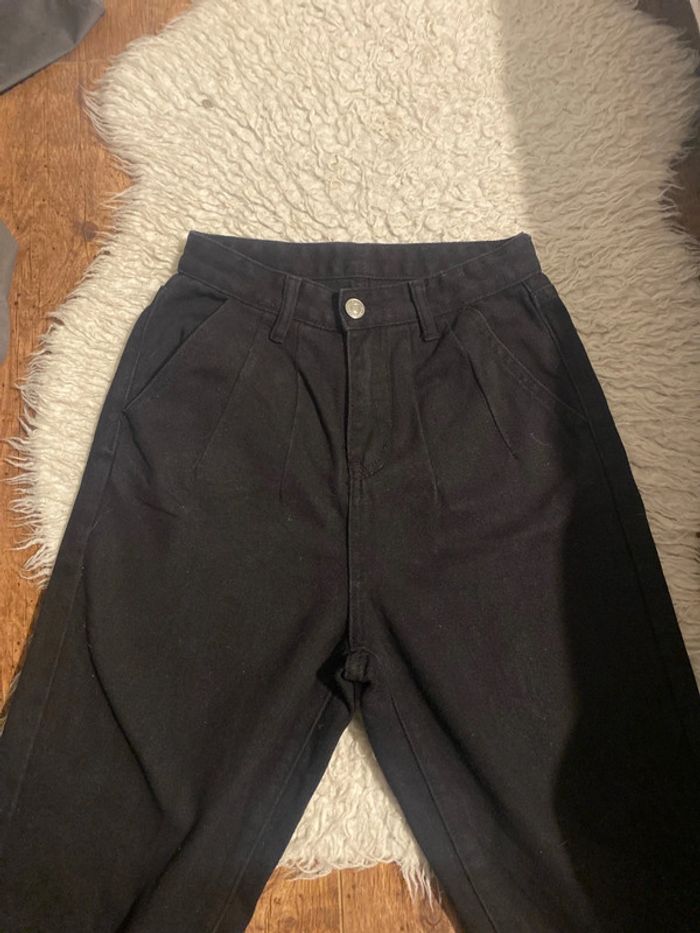 pantalon droit noir - photo numéro 3