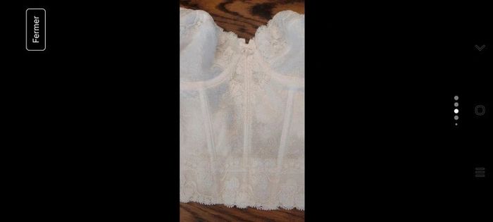 Magnifique Corset bustier  Déwé blanc fr 85C - photo numéro 14