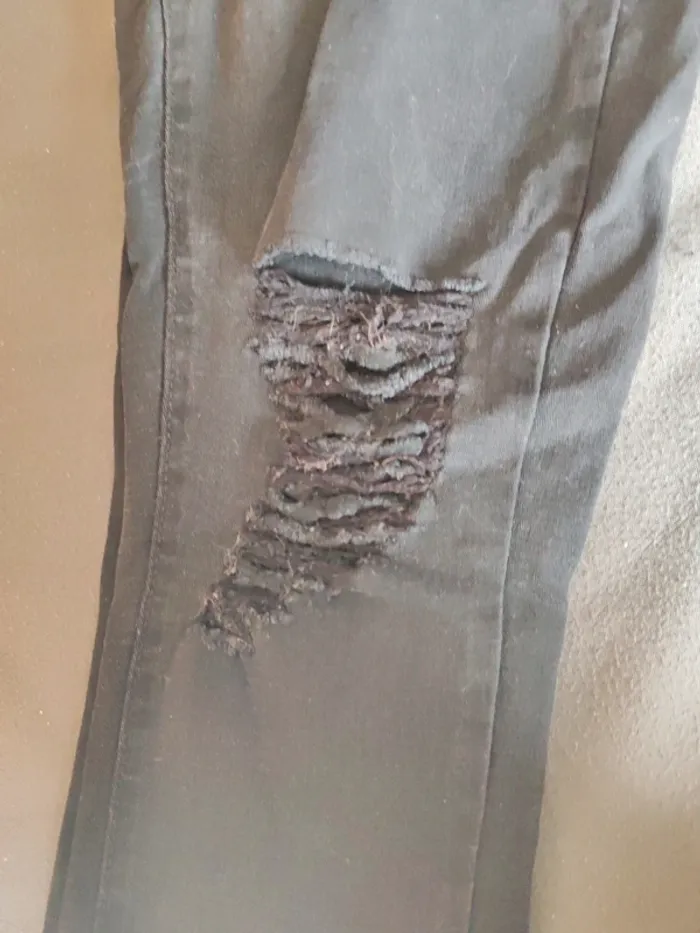 Jean's noir taille haute taille 34 shein - photo numéro 2