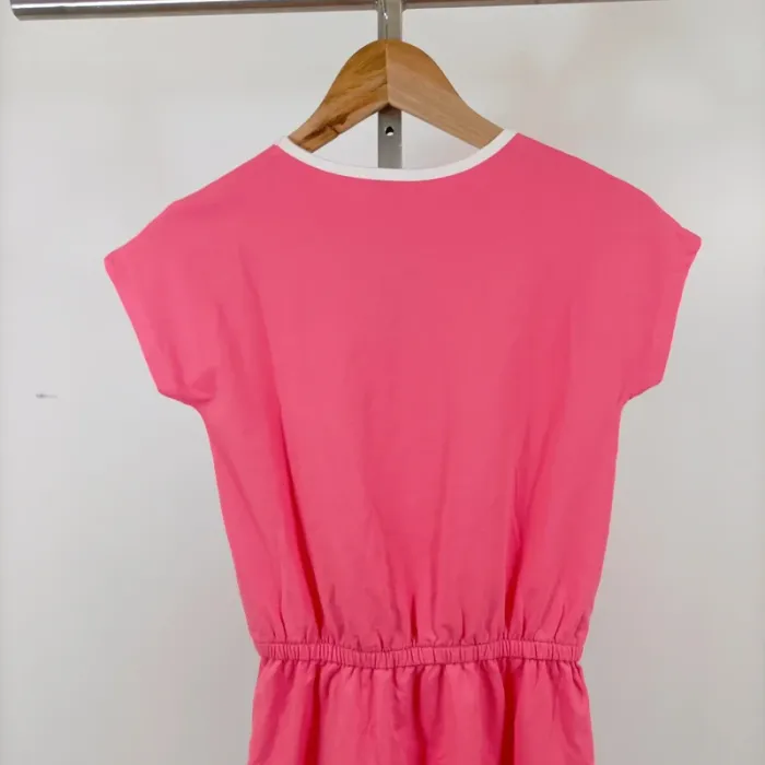 Robe rose corail fille Okaïdi 10 ans – taille 140 cm, cordon à la taille A1096 - photo numéro 8
