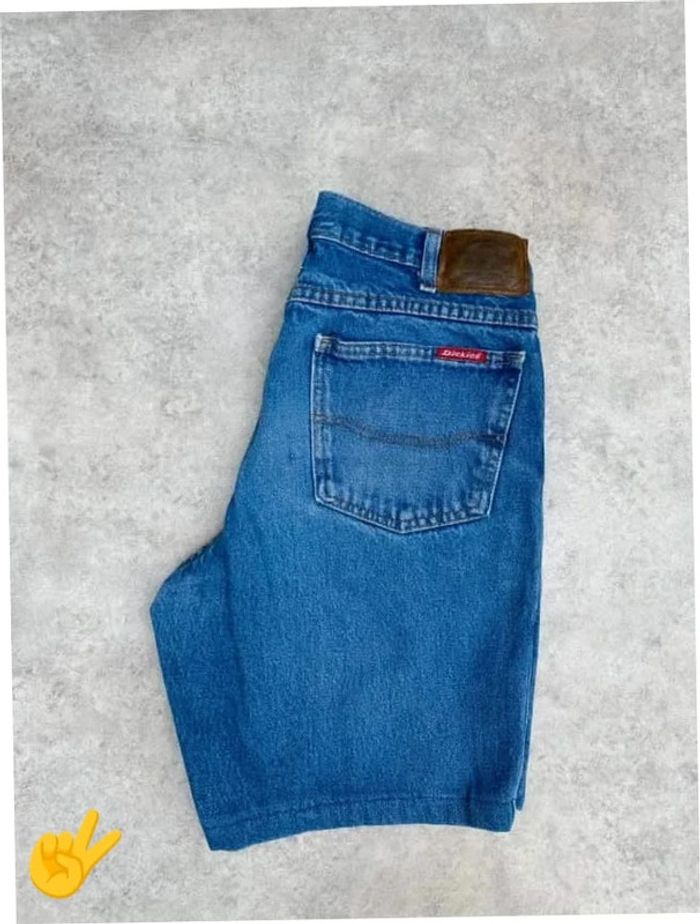 Short Dickies jeans W30 FR40 Bleu Homme Men #SHO49