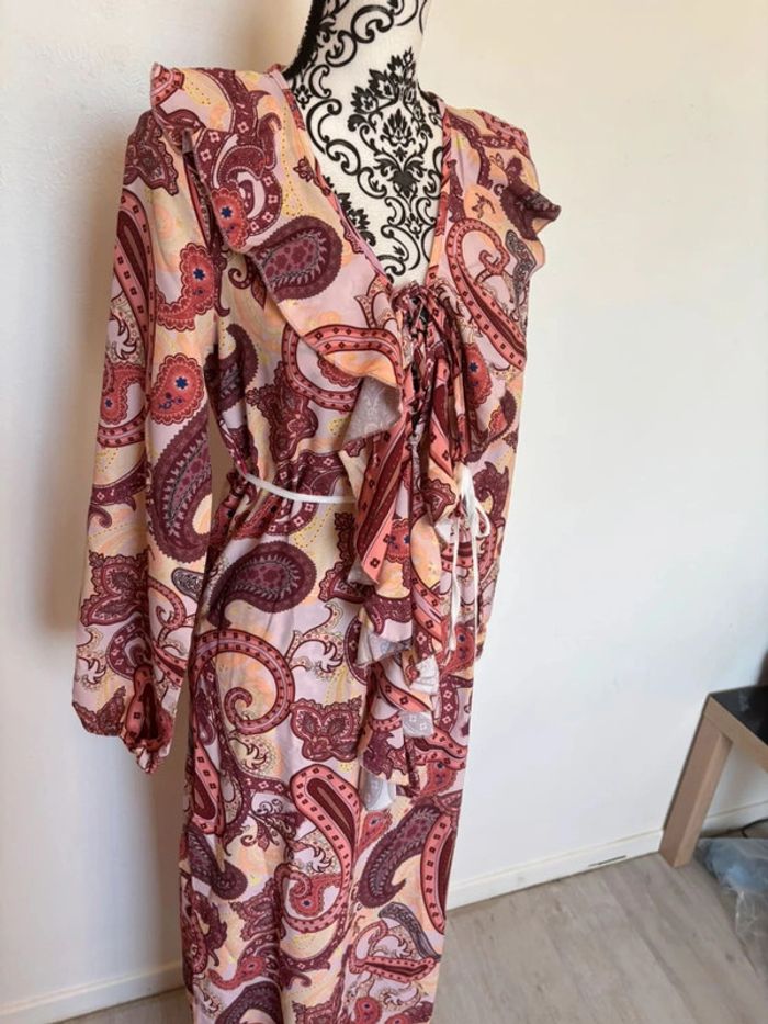 Robe d’été style bohème à manches longues - photo numéro 9