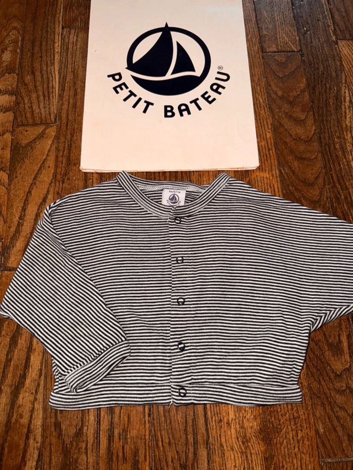 Gilet petit bateau 6 mois - photo numéro 2