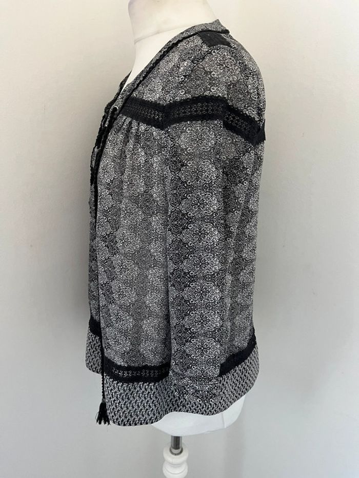 Blouse à motifs The Kooples S comme neuve - photo numéro 4