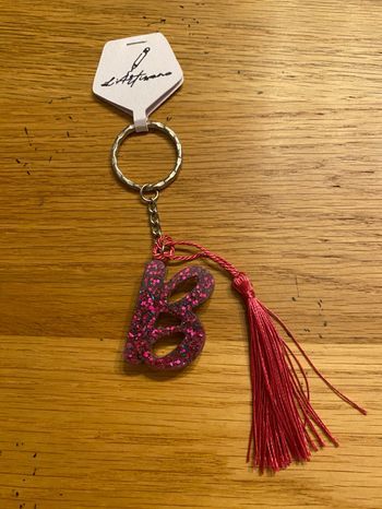 Porte clé Lettre b