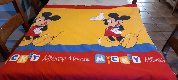 Housse de couette mickey 1 pers taie d'oreiller 60x60 - photo numéro 4
