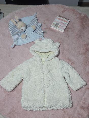 👚 manteau Teddy Mixte 3 mois (62cm)
