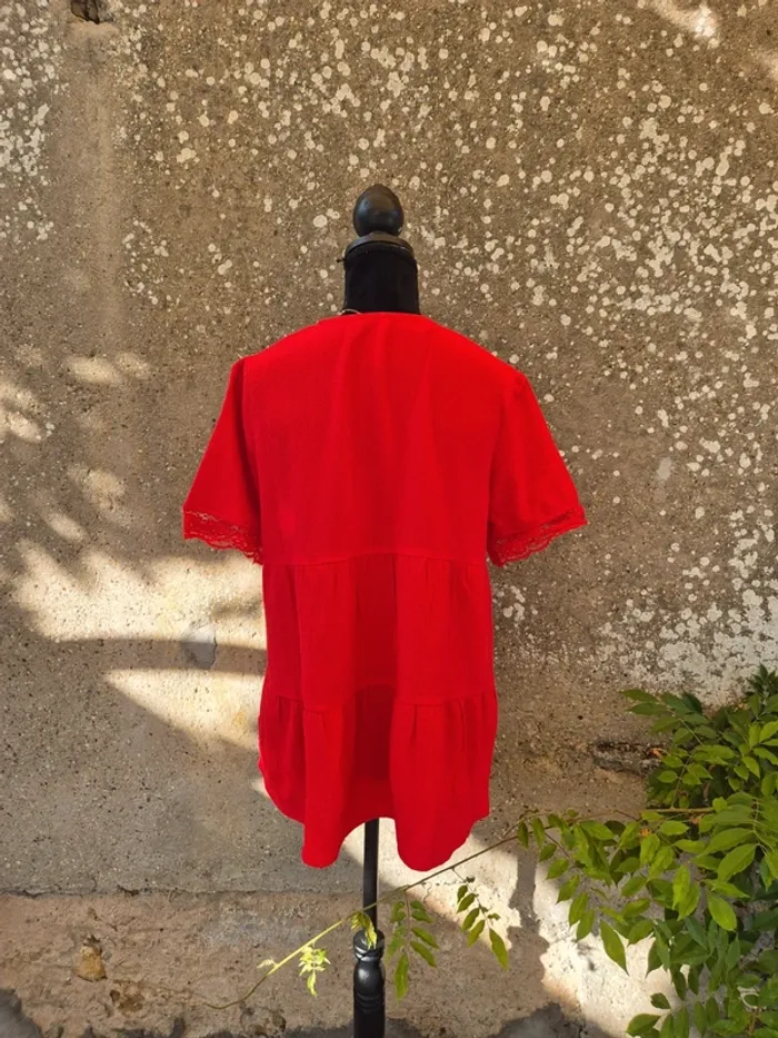 Blouse rouge BlanchePorte Neuve T.38 - photo numéro 2