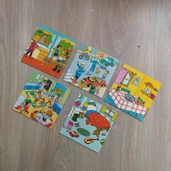 🧩 Lot de 5 puzzles reversible Clémentoni 🧩 #emyfleury_puzzles