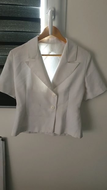 Veste blanche S femme