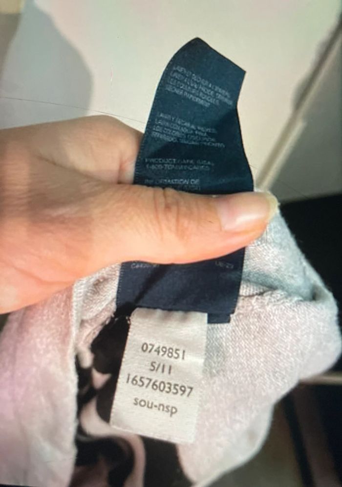 Robe pull grise rayé noir Hilfiger Denim TL - photo numéro 5