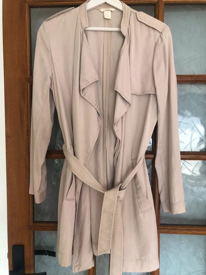 Trench crème T36 H&M - photo numéro 4