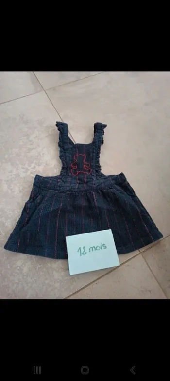 Robe lulu castagnette 12 mois