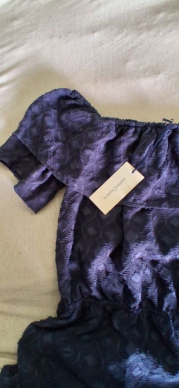 Robe courte bleu marine La Petite Française