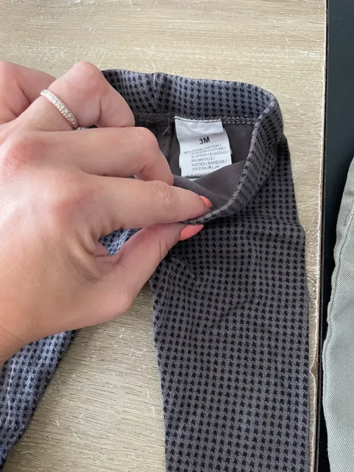 Lot de 8 pantalons / leggings bébé fille 3 mois - photo numéro 2