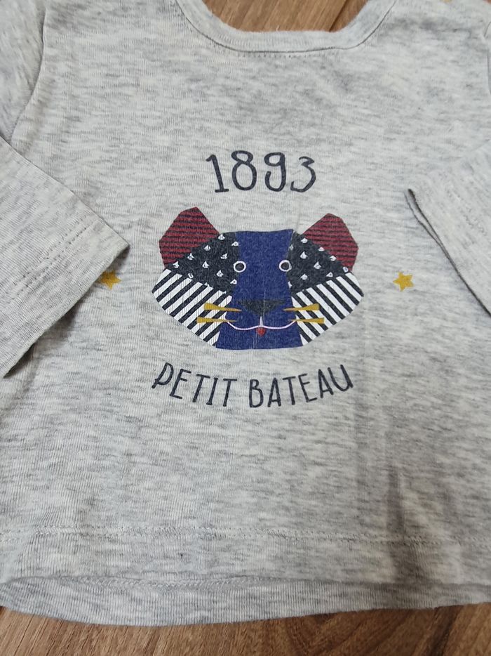 Lot 3 t-shirt, Petit Bateau - photo numéro 7